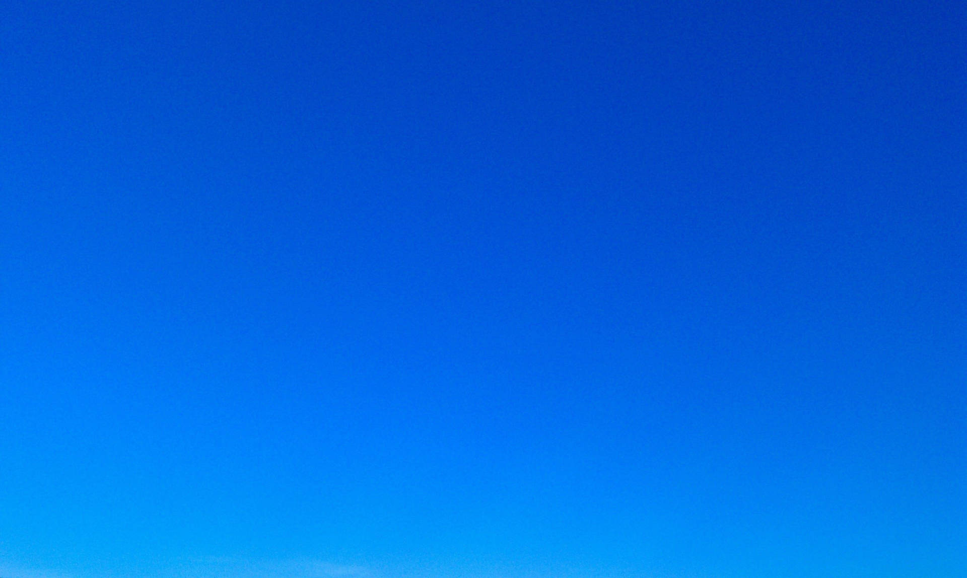 Clear Plain Blue Sky Wallpaper