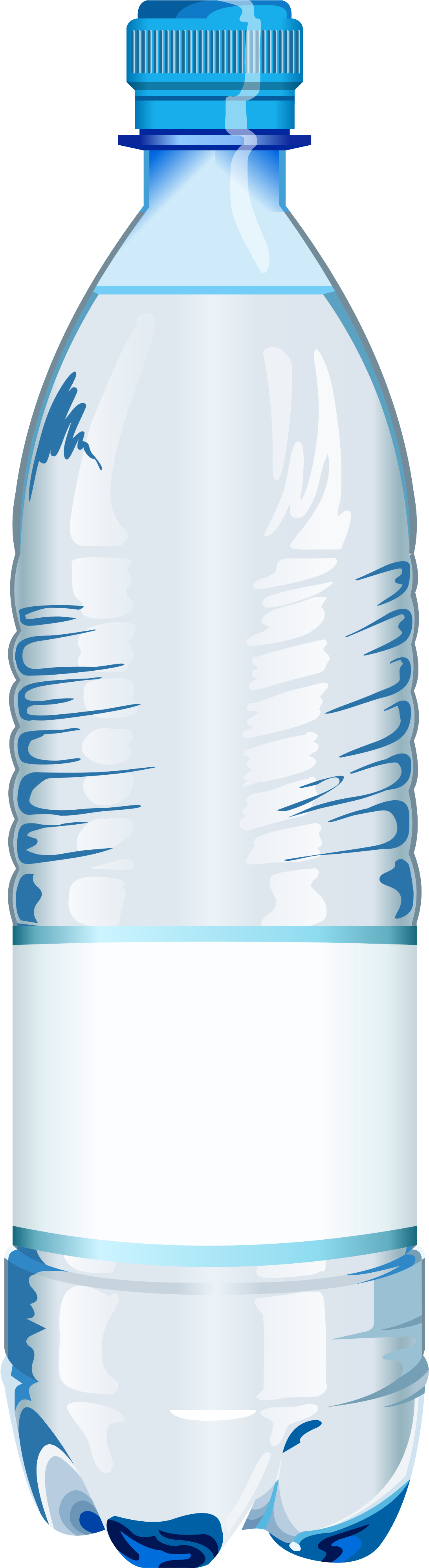 Clear Plastic Water Bottle PNG