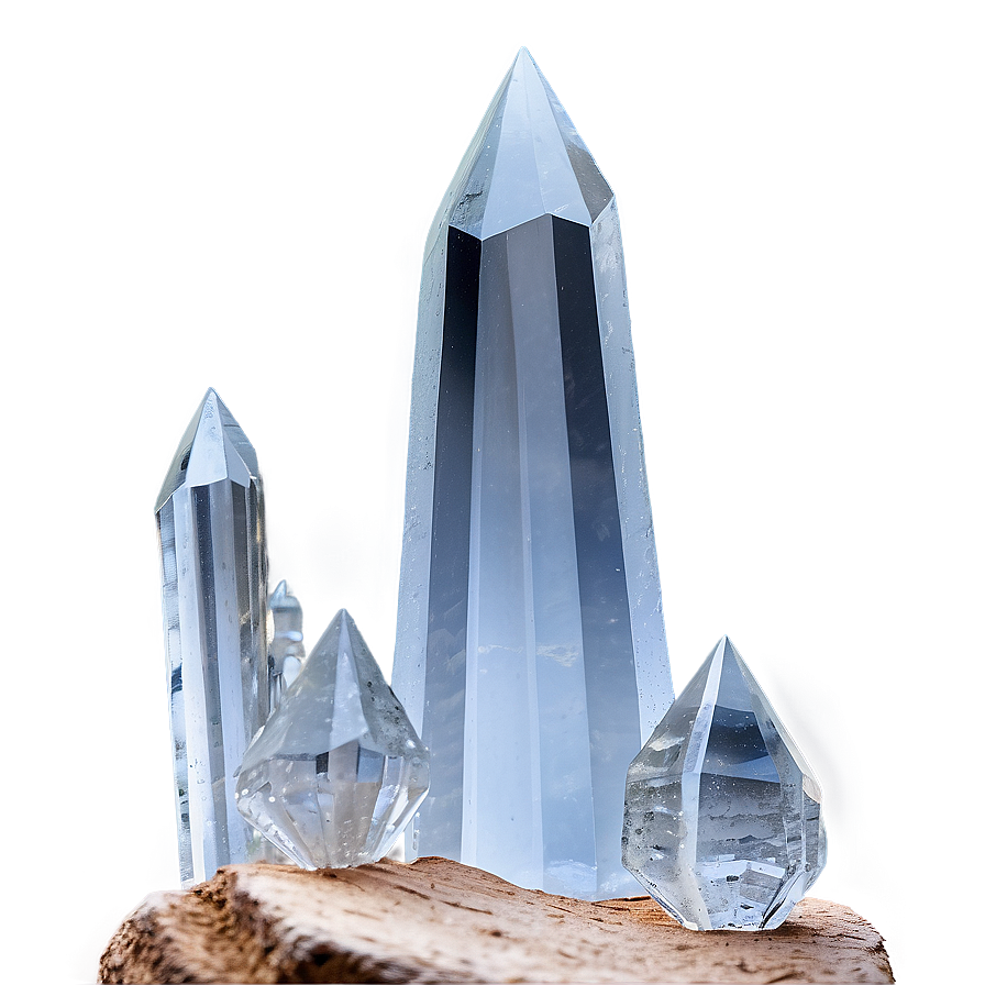 Clear Quartz Crystal Png 64 PNG