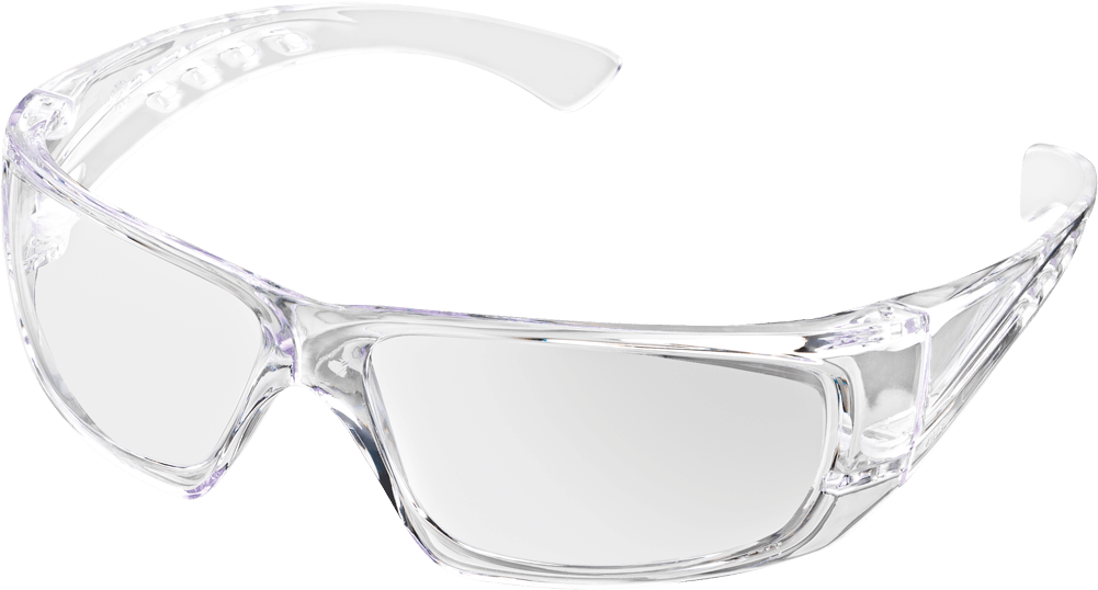 Clear Safety Goggles Product Image PNG