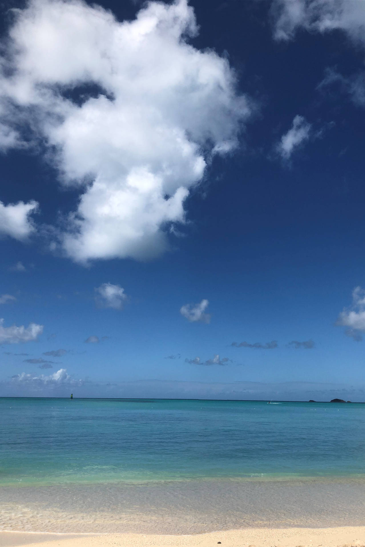 Klar himmel Antigua og Barbuda scenen Wallpaper
