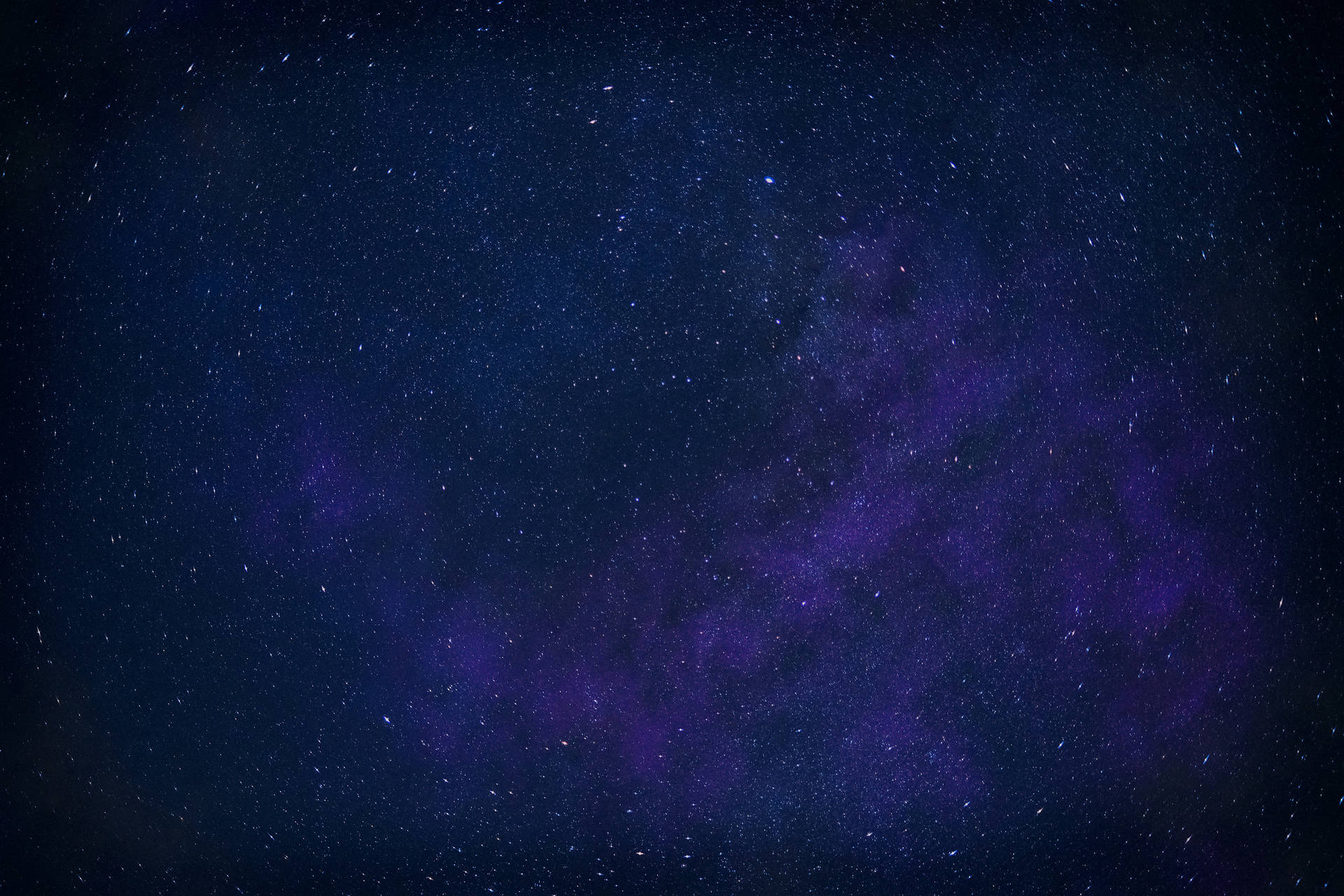 Clear View Of Blue And Purple Galaxy Wallpaper