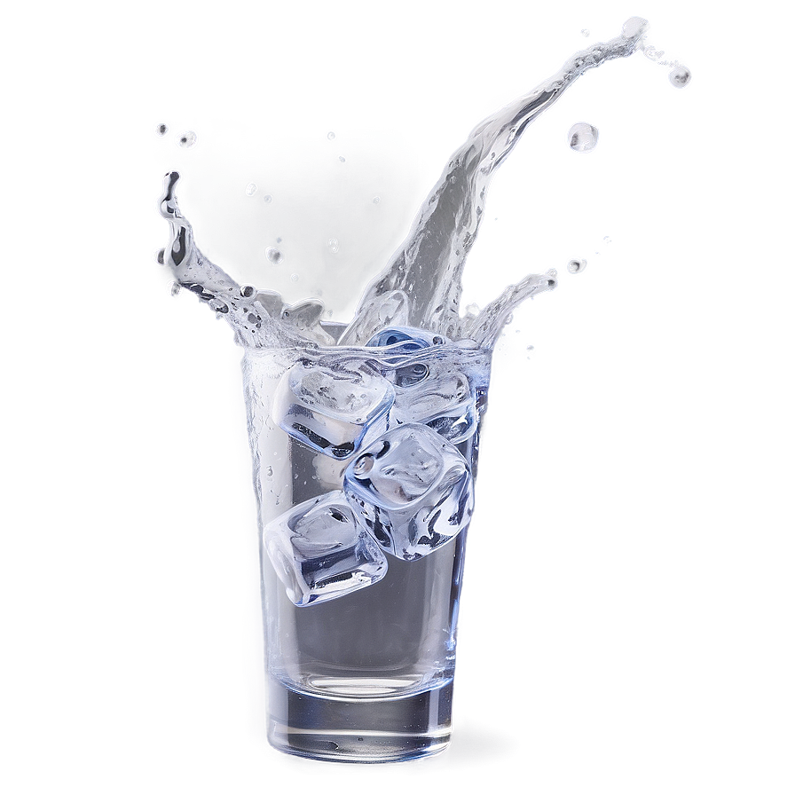 Clear Vodka Splash Png Klq PNG