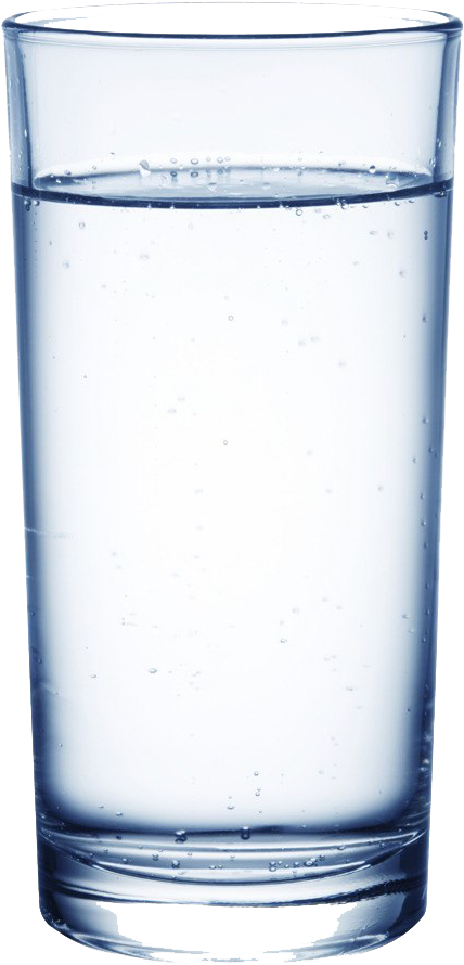 Clear Water Glass Full PNG