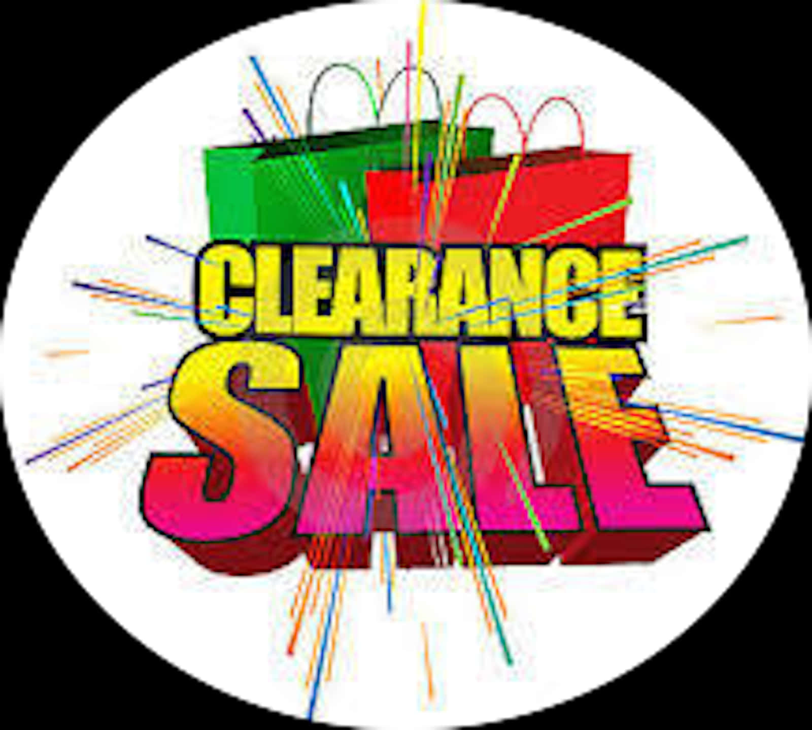 Clearance Sale Explosion Graphic PNG