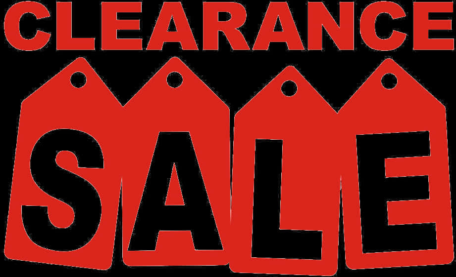Clearance Sale Red Tag Design PNG