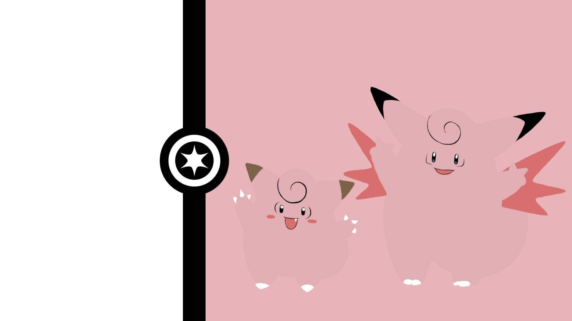 Clefairy And Clefable Wallpaper