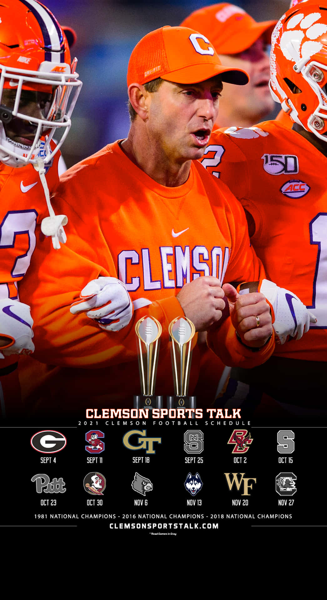 Show Your Clemson Pride with This iPhone Wallpaper
