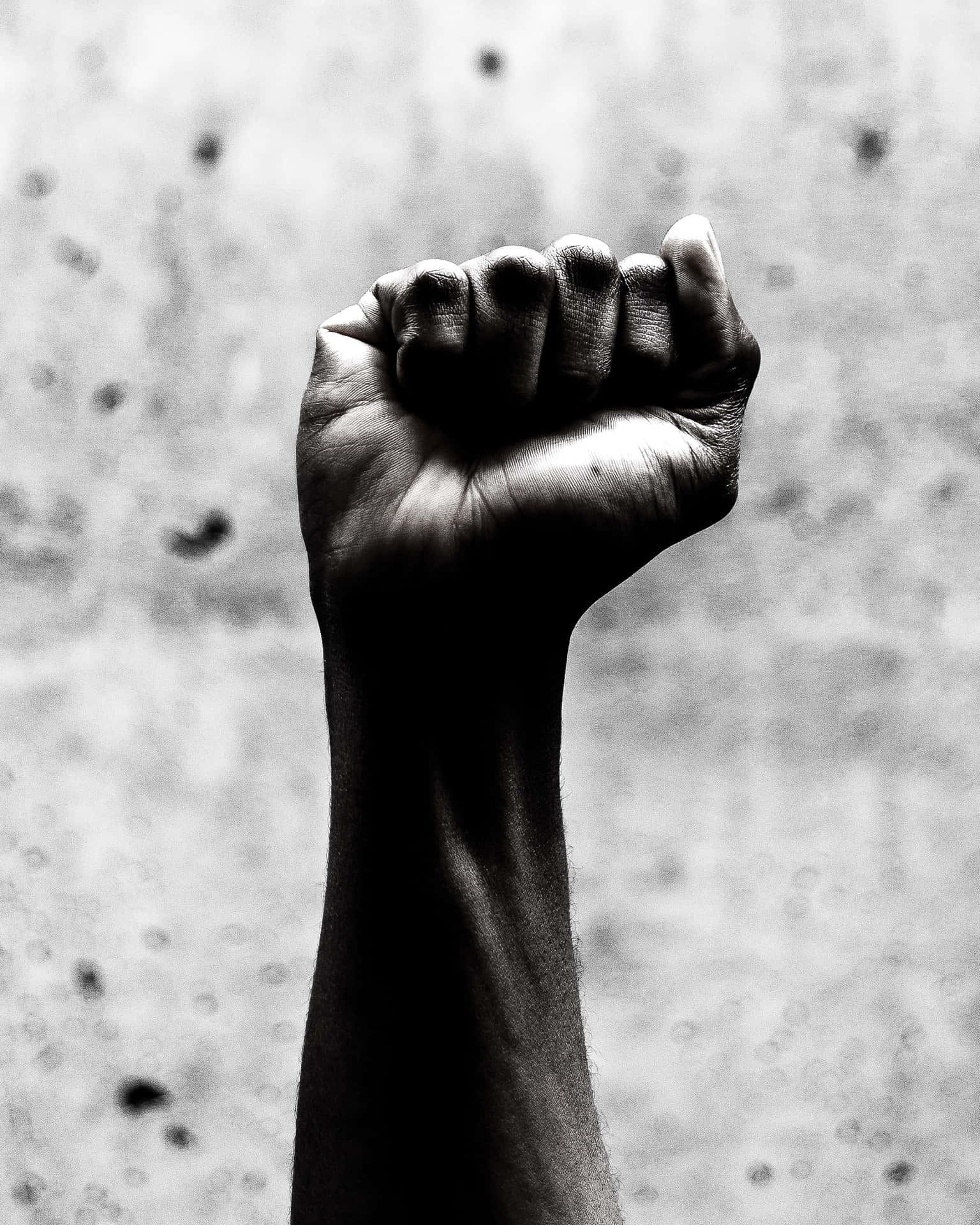 Clenched Fist Against Racism Wallpaper