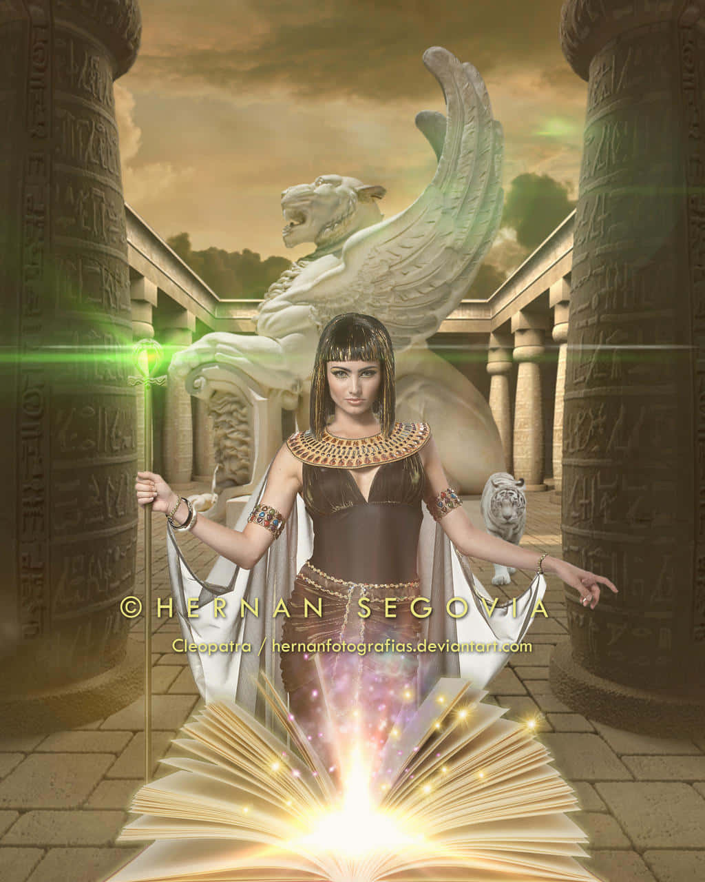 The famous Queen of Egypt, Cleopatra