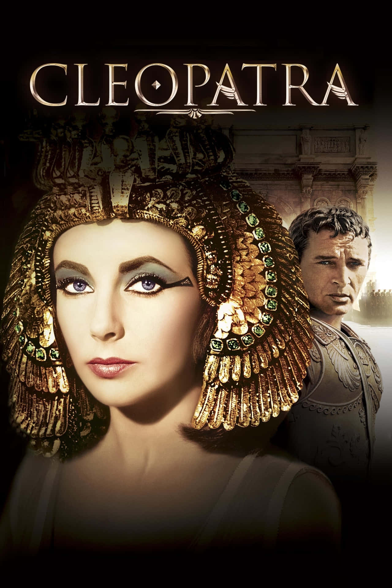 Enporträtt Av Den Legendariska Egyptiska Härskaren Kleopatra