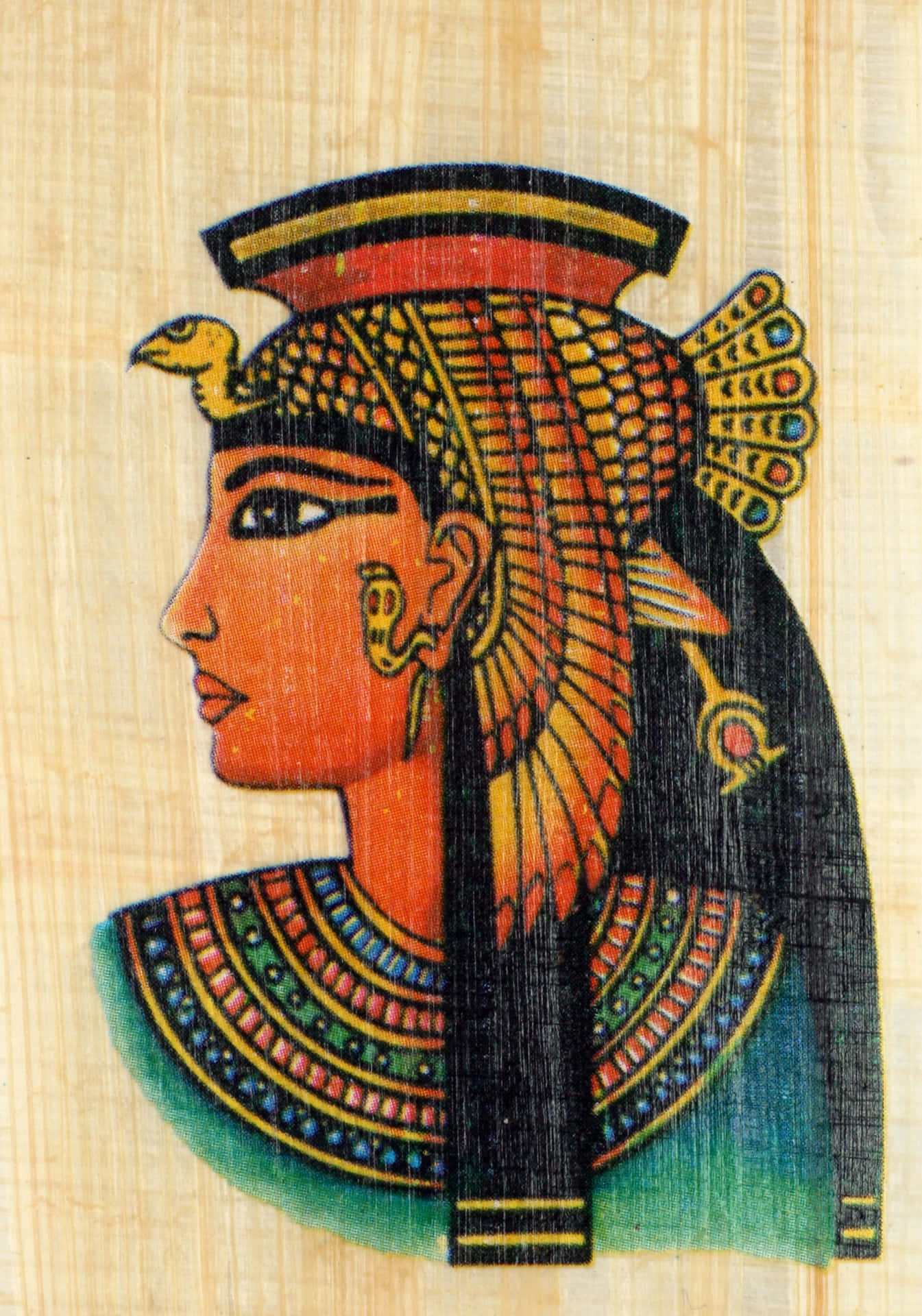 Portrait of the powerful Egyptian Queen, Cleopatra