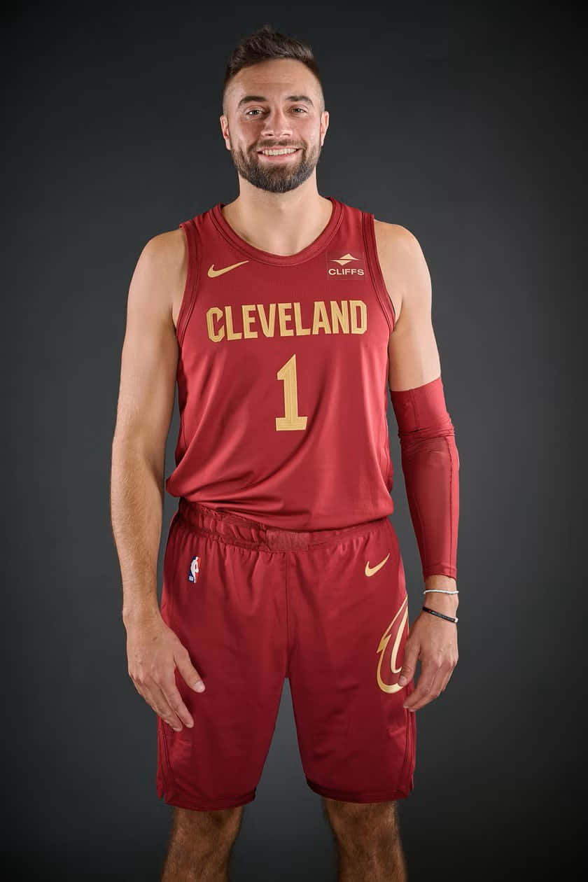 Cleveland Basketball Player Portrait Wallpaper