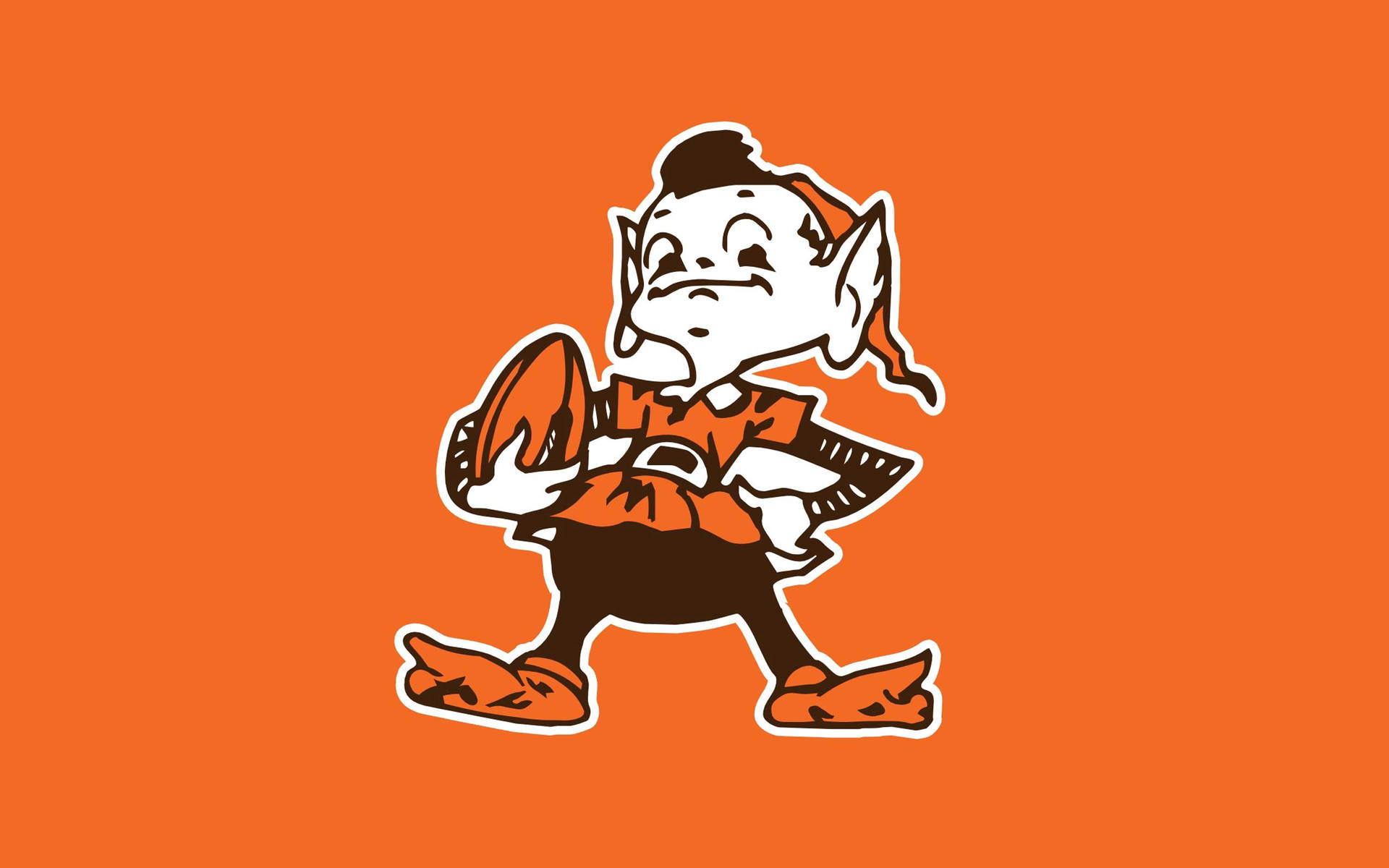 Cleveland Browns' Brownie The Elf