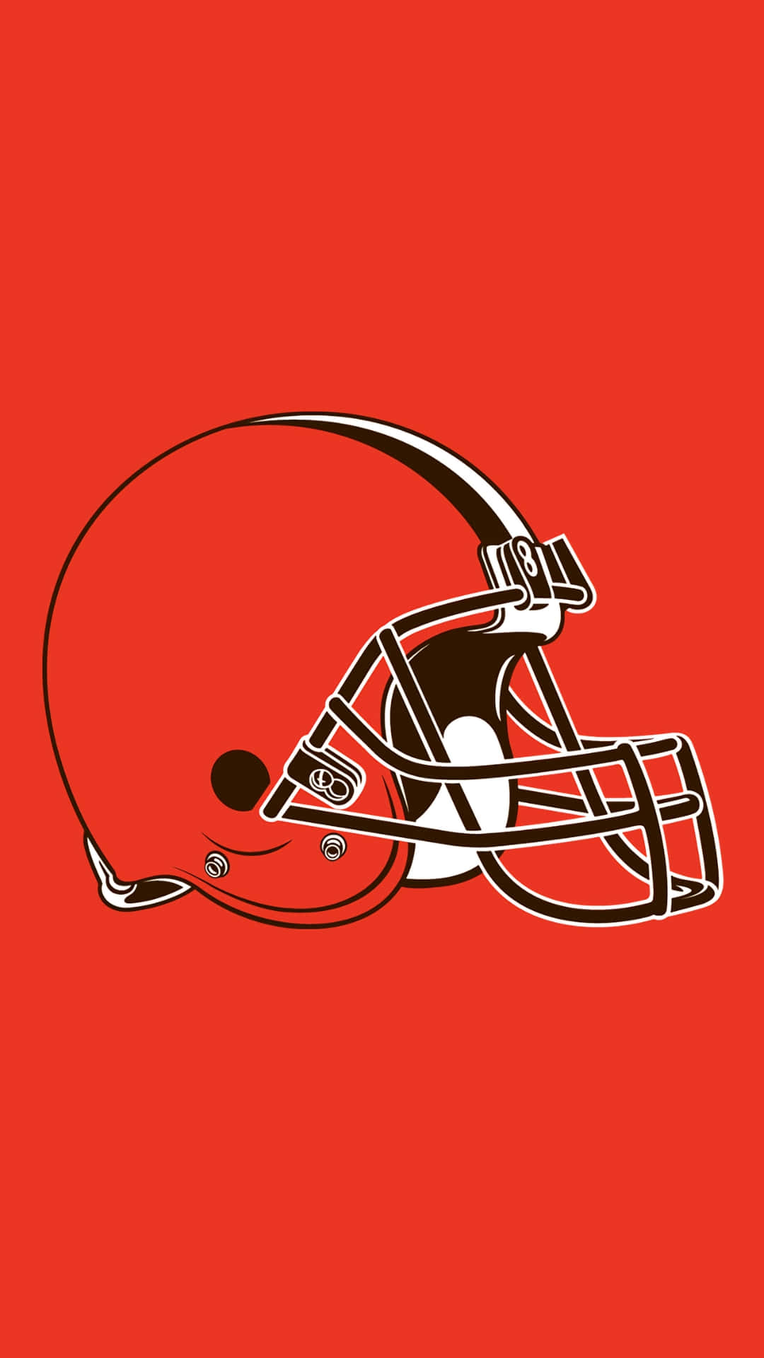 Cleveland Browns Helmet Illustration Wallpaper