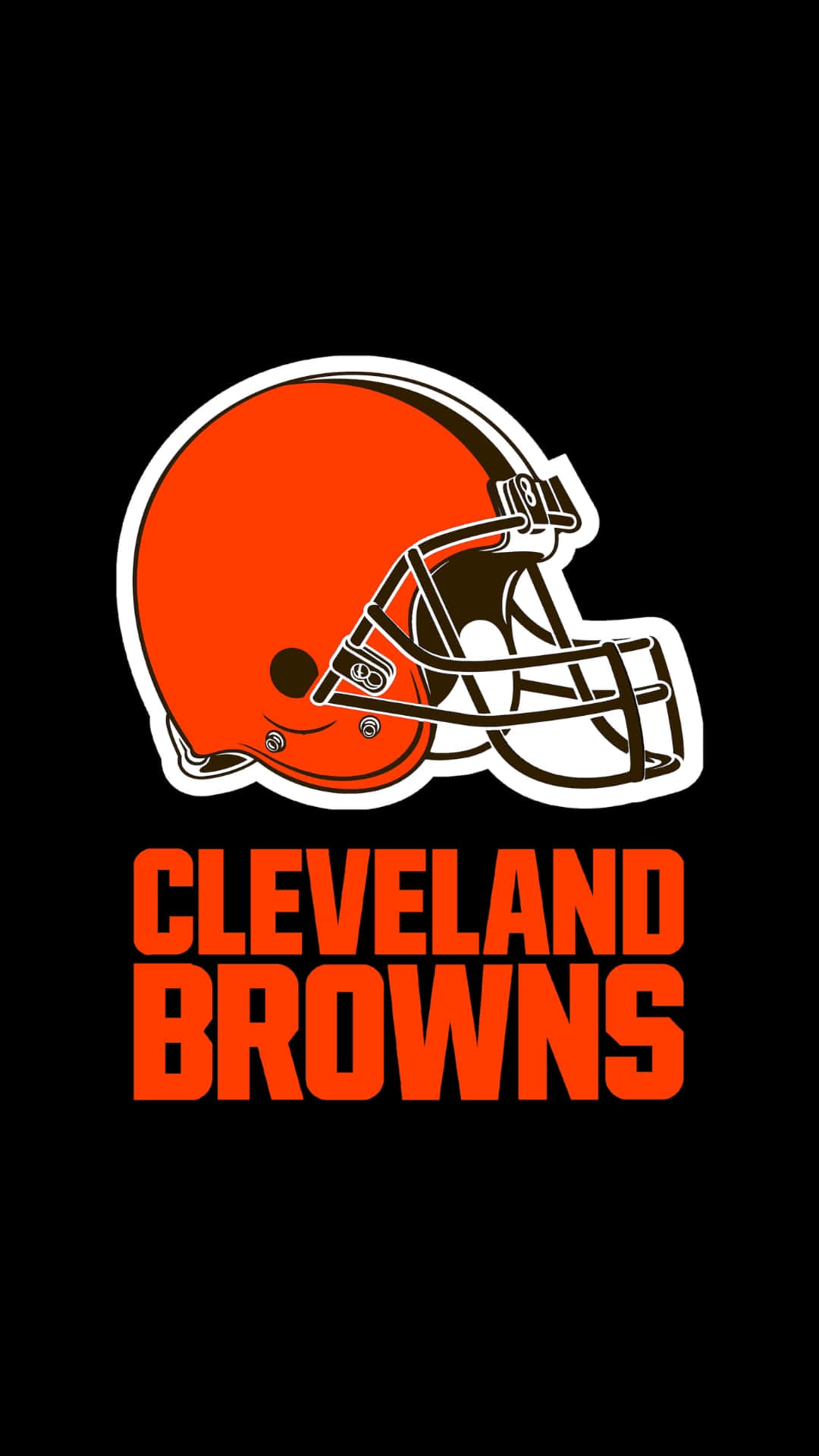 Cleveland Browns Helmet Logoi Phone Wallpaper Wallpaper