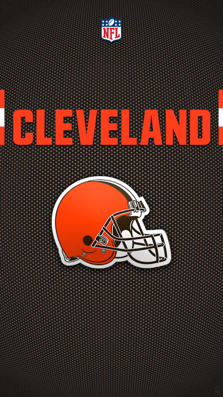 En officiel Cleveland Browns logo. Wallpaper