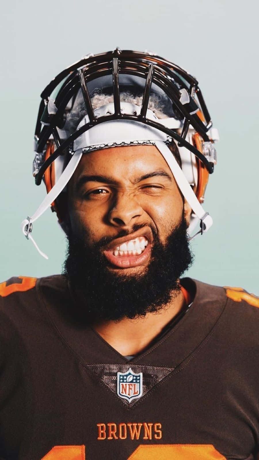 Cleveland Browns Player Expressive Helmet Wallpaper