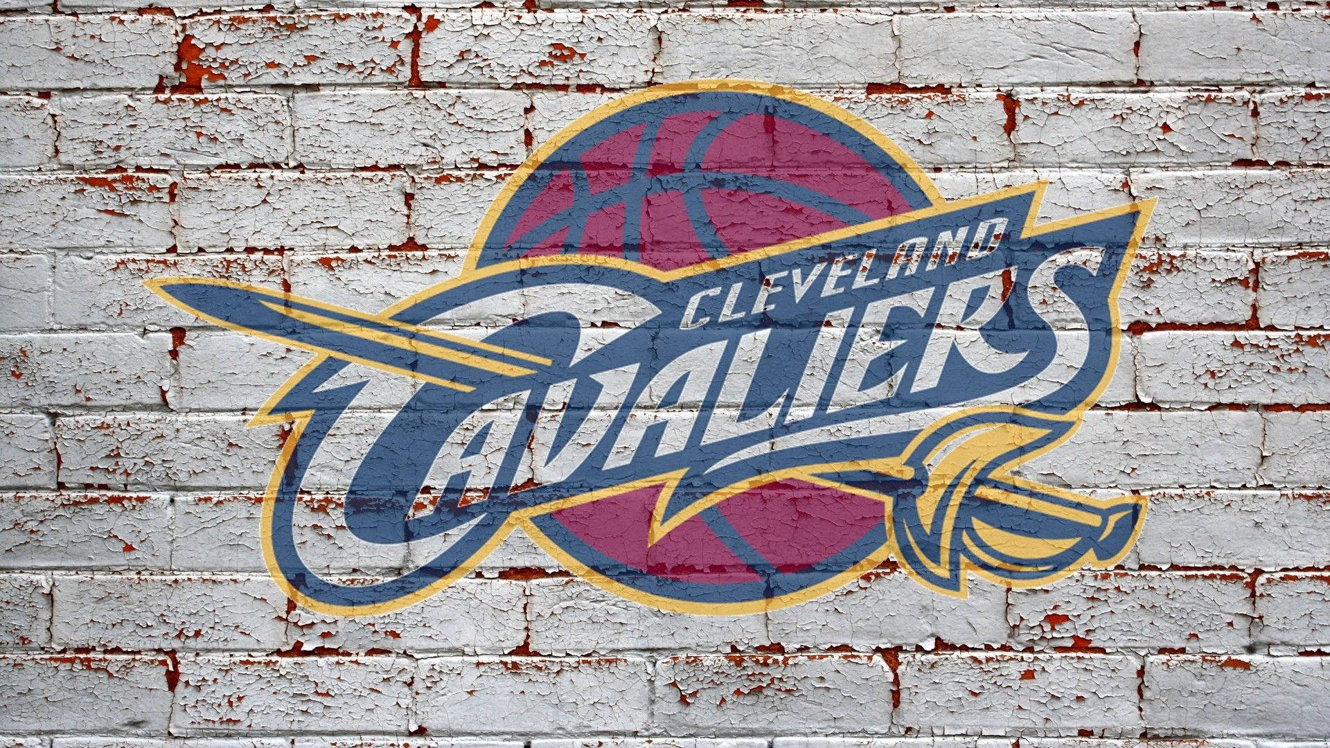 Cleveland Cavaliers Sword And Ball Logo Wallpaper
