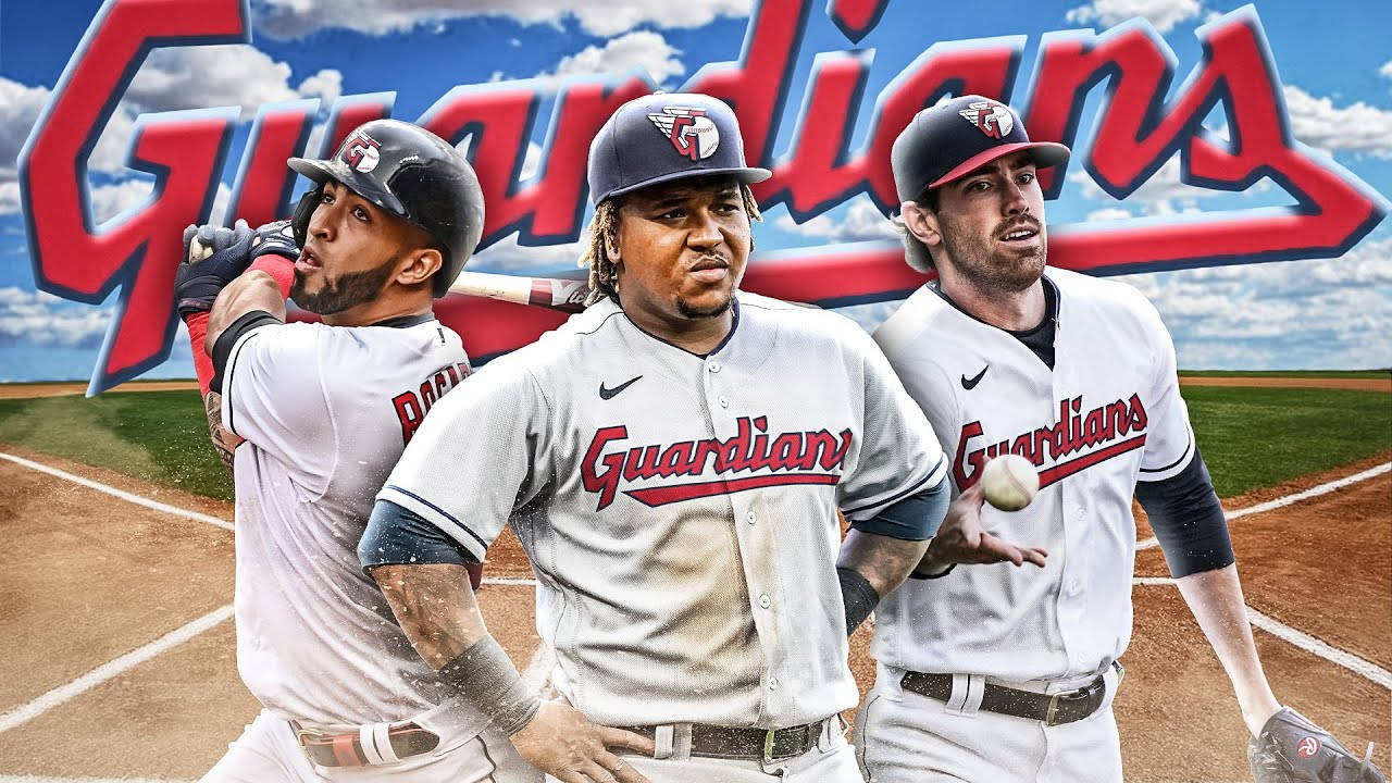 Cleveland Guardians Baseball Players Wallpaper
