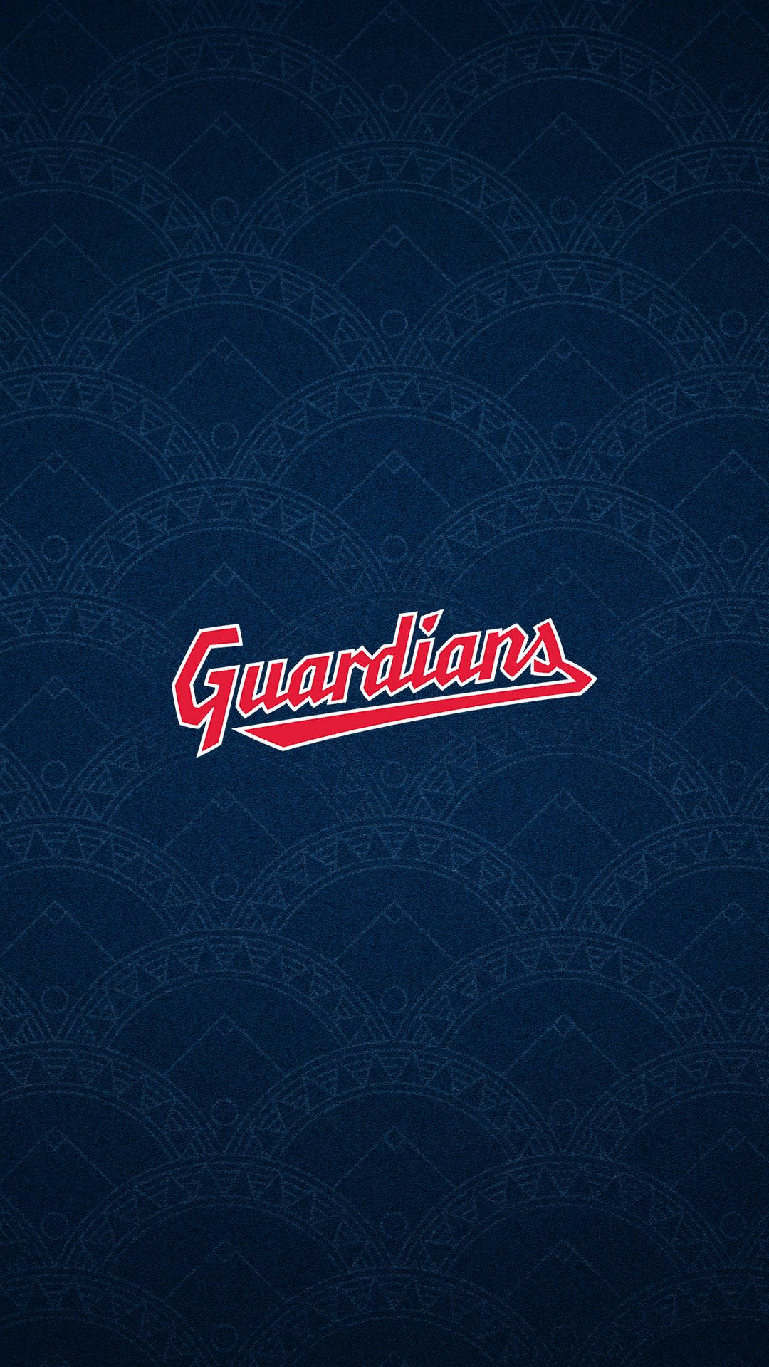 Cleveland Guardians Baseball Team Wordmark Wallpaper