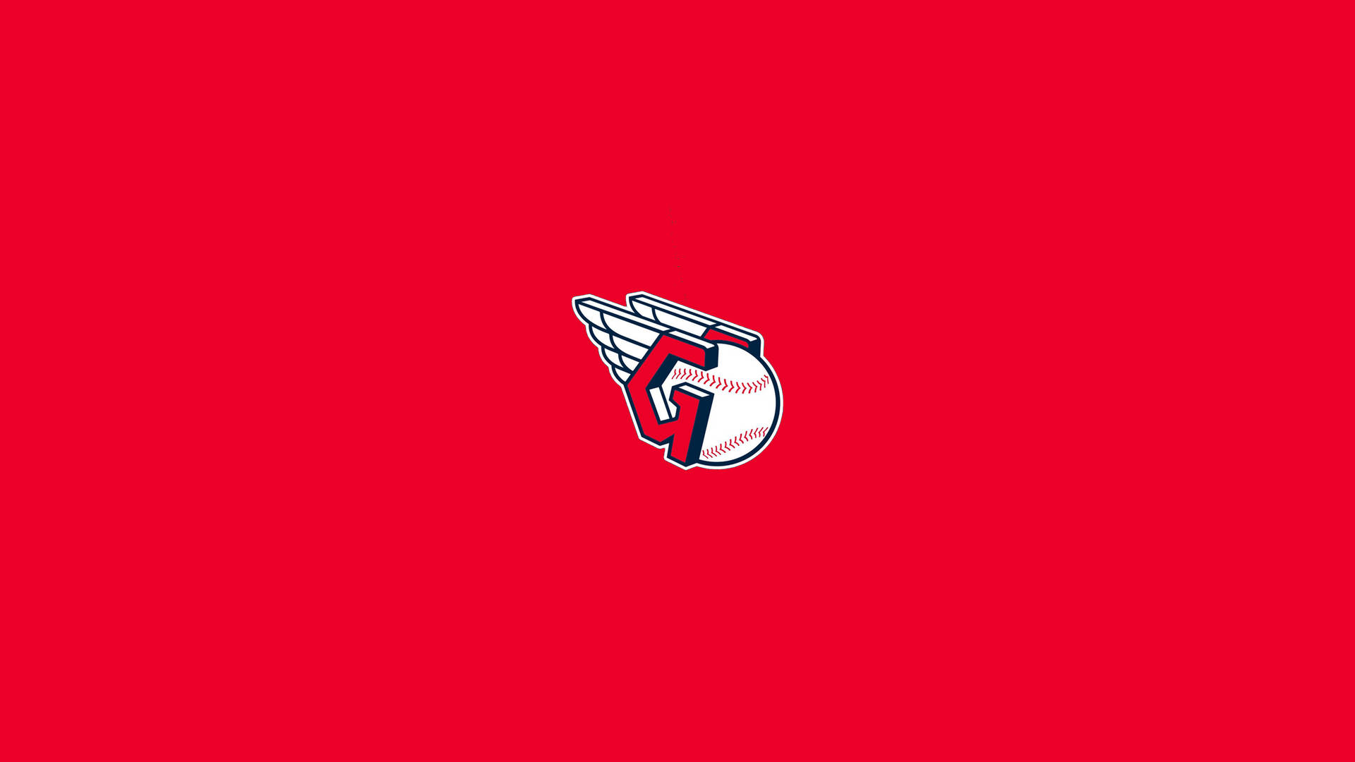 Cleveland Guardians Winged Baseball Logo Wallpaper