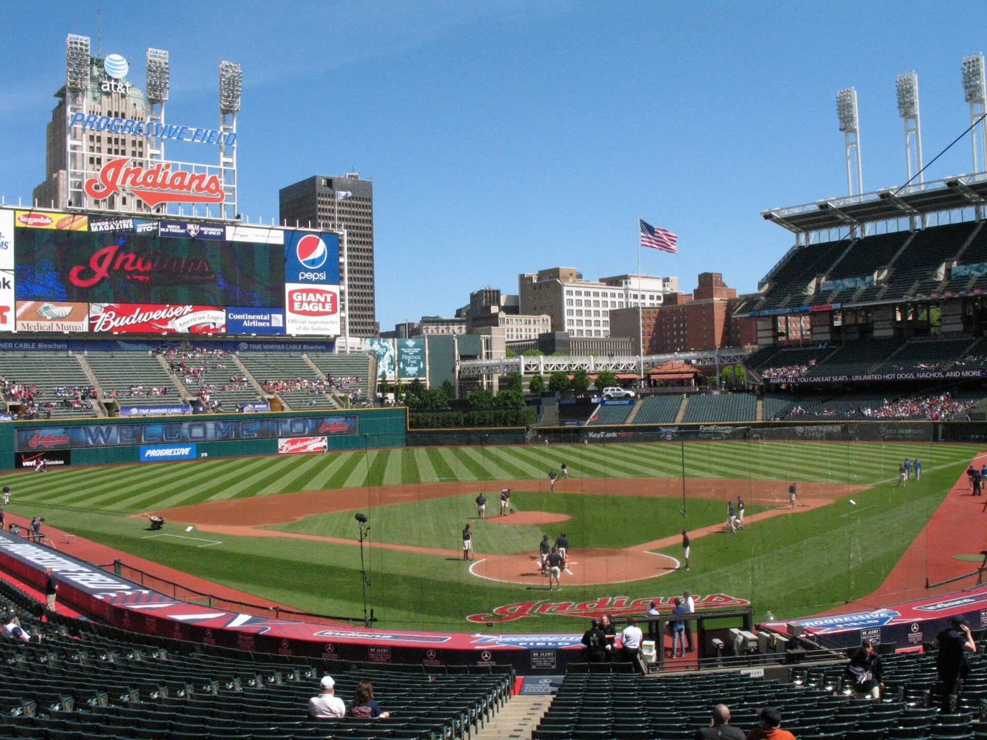 Download Cleveland Indians Home Field Wallpaper