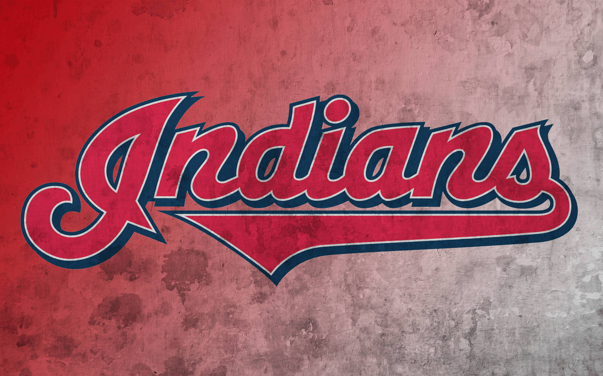 Cleveland Indians Rød Jersey Logo Wallpaper