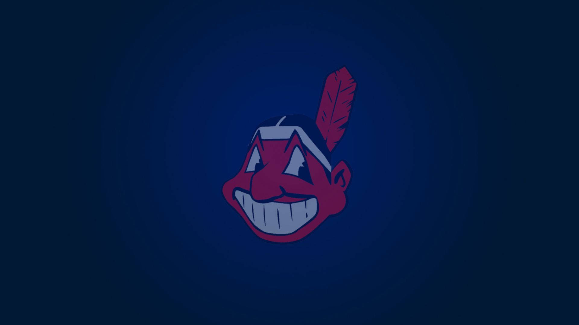 Cleveland Indians Tribe Faded Logo Wallpaper