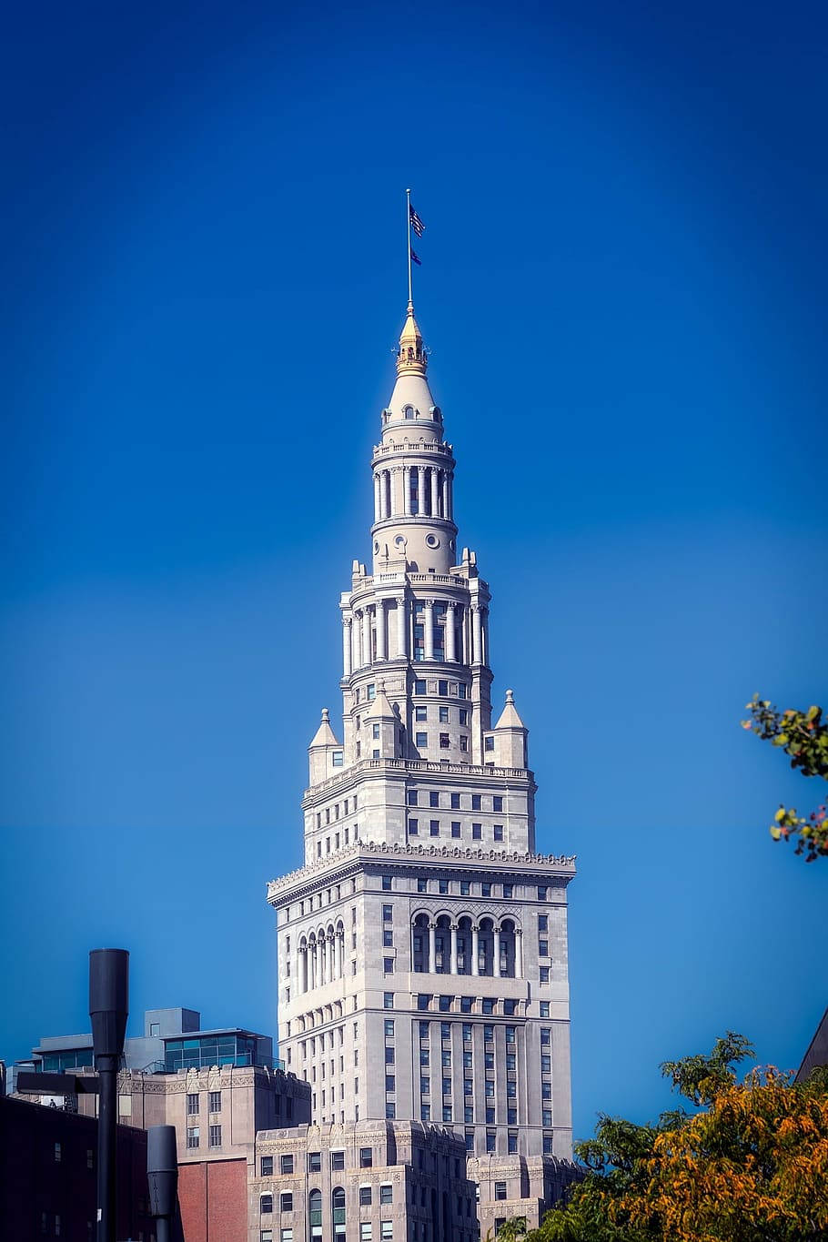 Clevelandterminal Tower (computer Or Mobile Wallpaper) - Cleveland Terminal Turm Wallpaper
