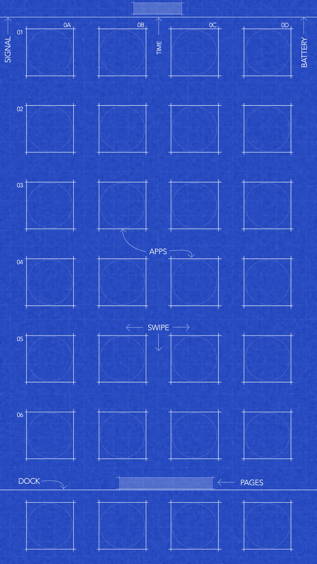Clever Blueprint Design Wallpaper