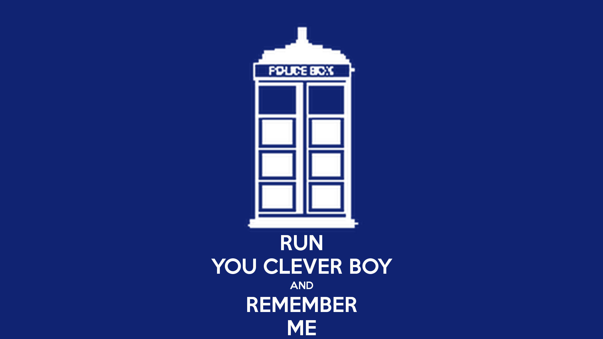 Clever Doctor Who's Tardis Wallpaper