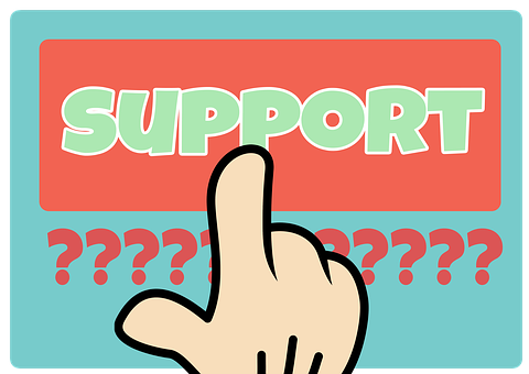 Clickingfor Support Graphic PNG