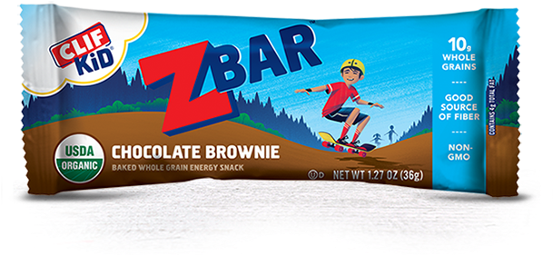 Clif Kid Z Bar Chocolate Brownie Energy Snack PNG