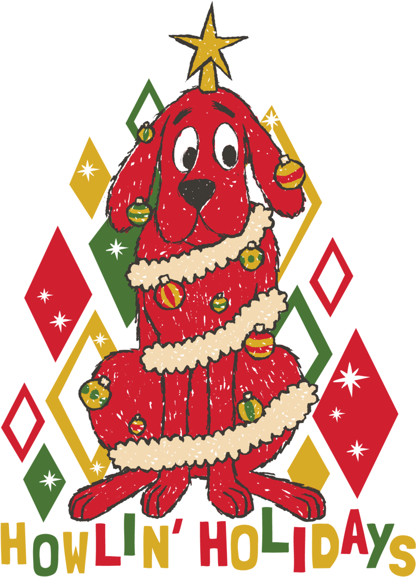 Clifford Christmas Tree Costume PNG