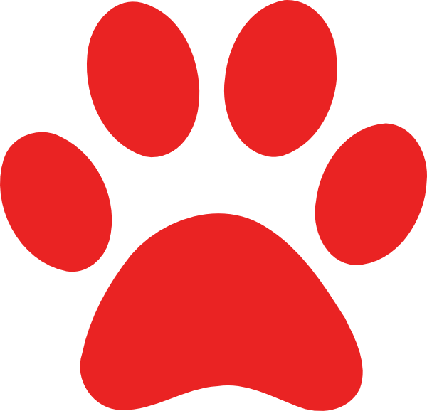 Clifford Paw Print Graphic PNG
