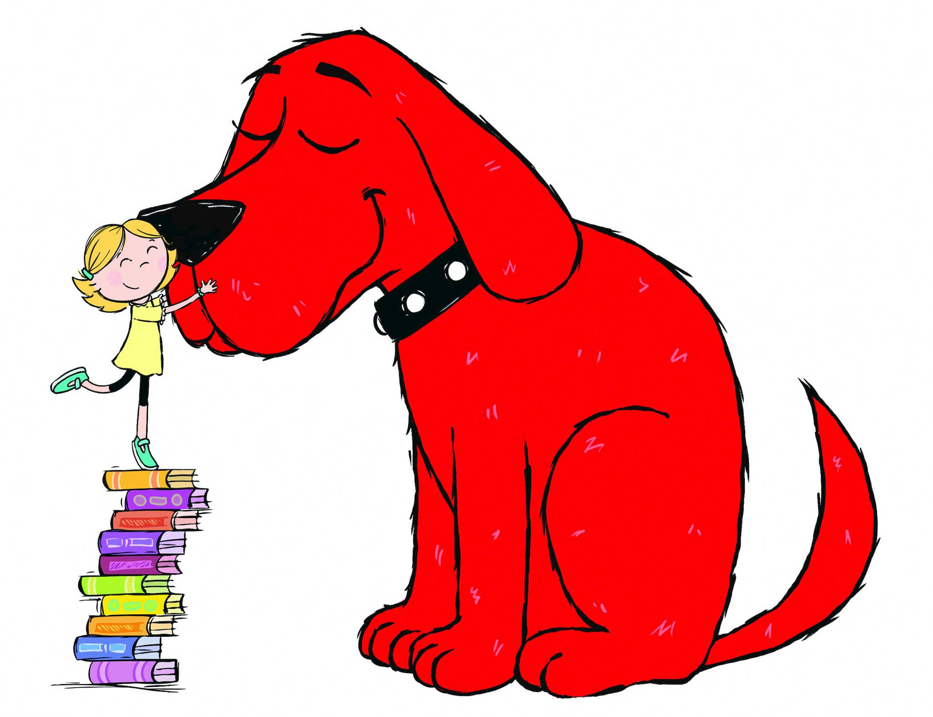Clifford The Big Red Dog And Emily Background