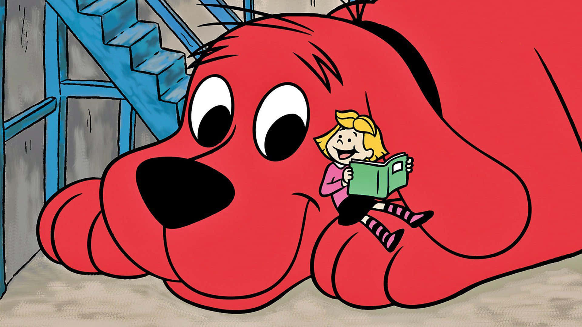 Clifford,el Gran Perro Rojo, Celebra Con Amigos.