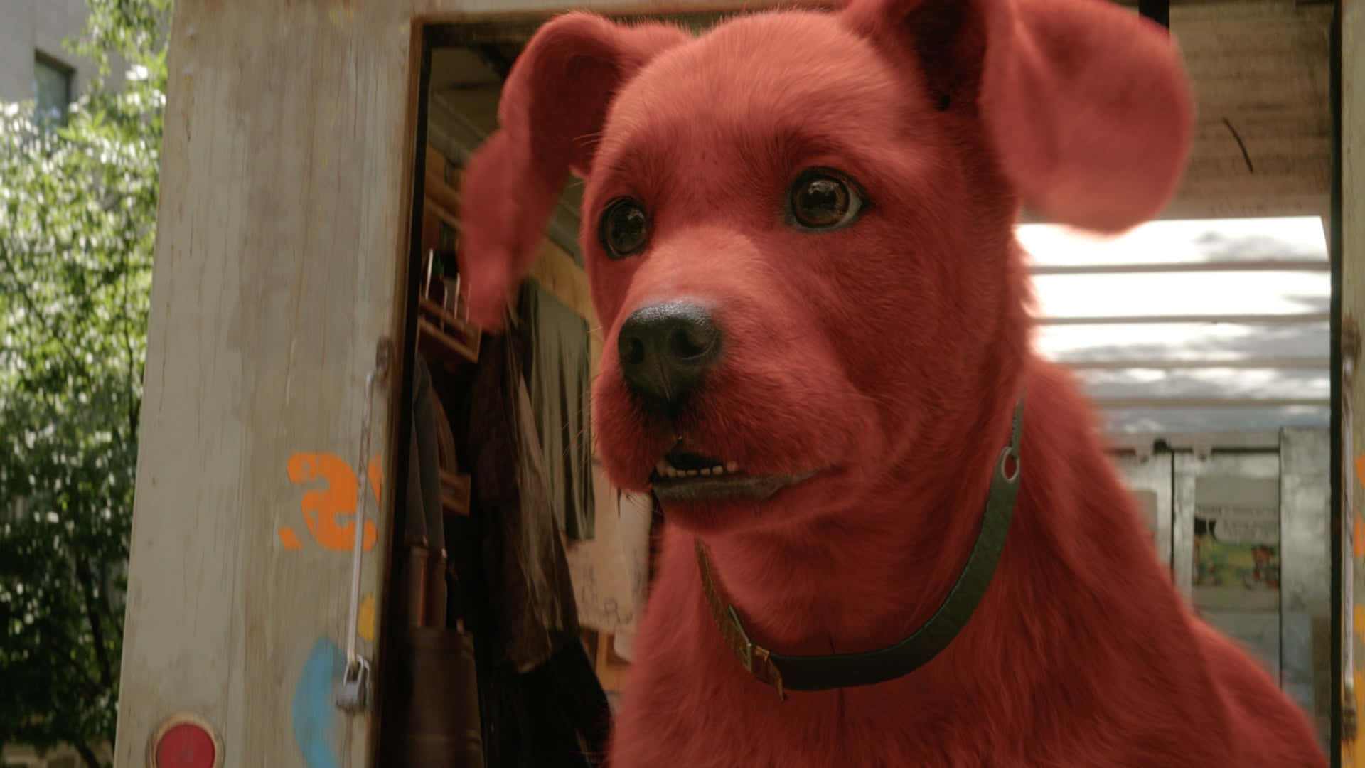 Cliffordder Große Rote Hund, Pelziger Held Der Kindheit