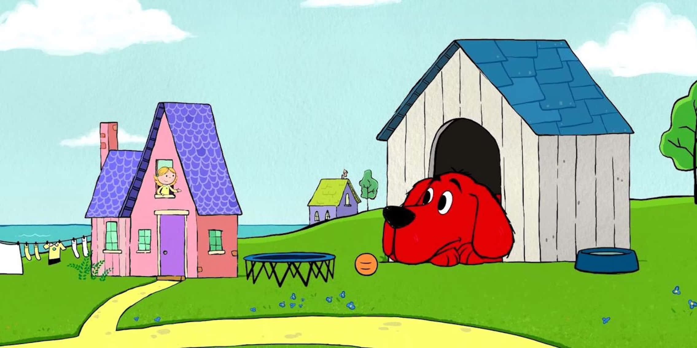 Clifford,den Store Røde Hund Kan Få Dig Til At Smile!