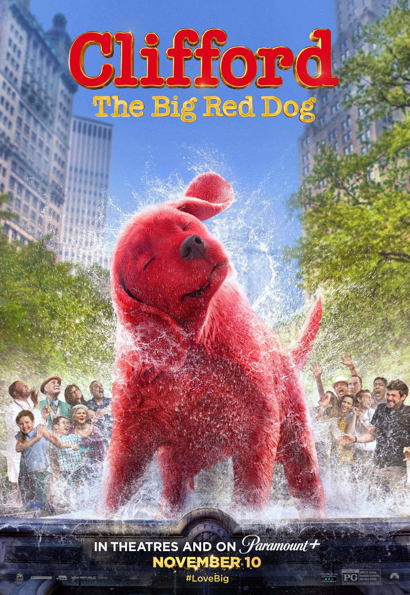 Cliffordden Stora Röda Hunden Affisch