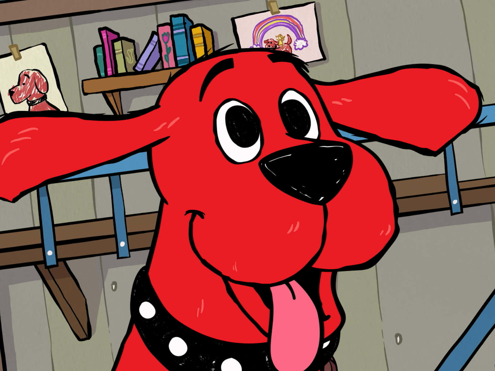 Clifford,el Gran Perro Rojo, Listo Para Divertirse.