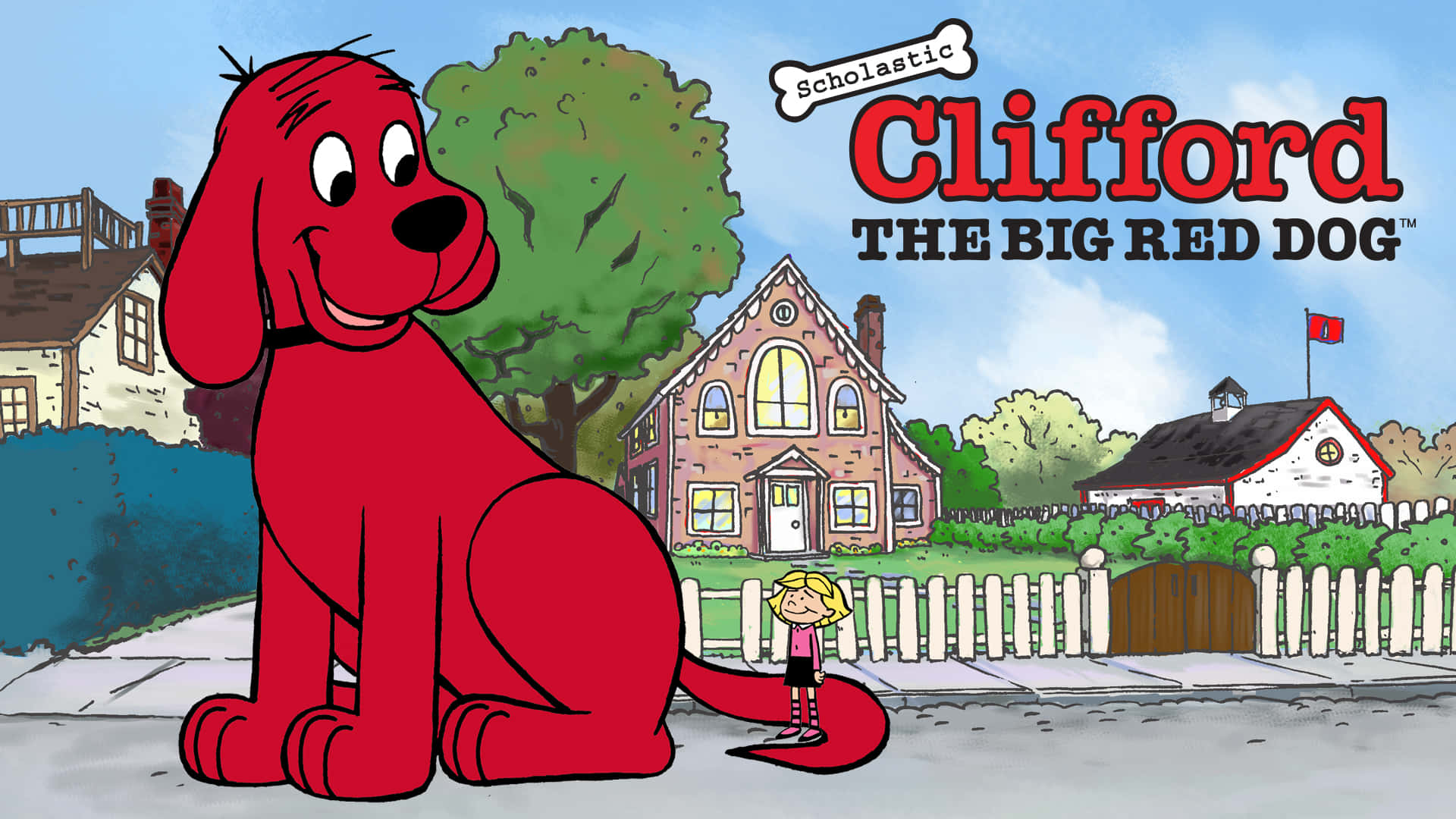 Cliffordden Stora Röda Hund Som Tar En Tupplur
