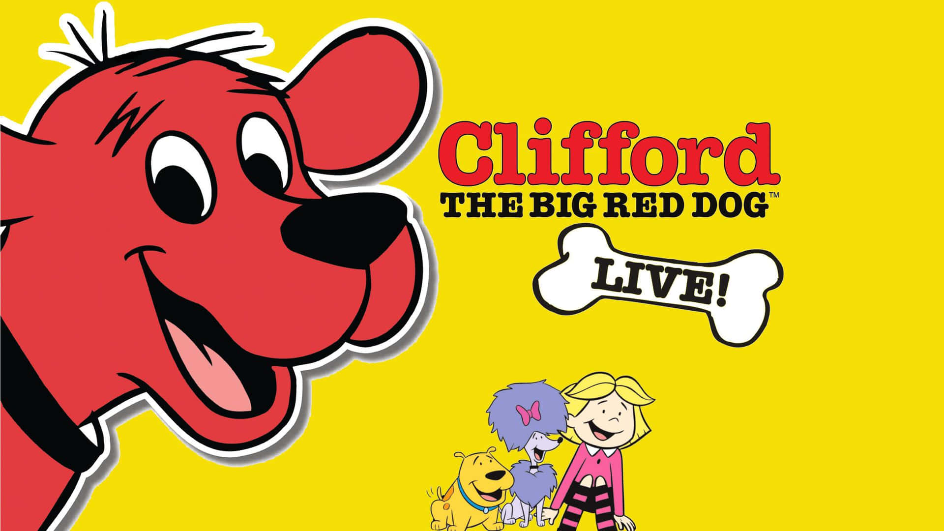 Clifford the Big Red Dog Smiling