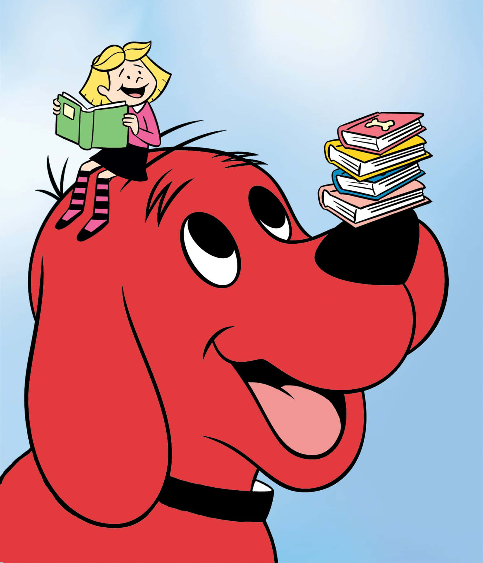 Clifford,verdens Største, Gladeste Og Mest Elskelige Hund.