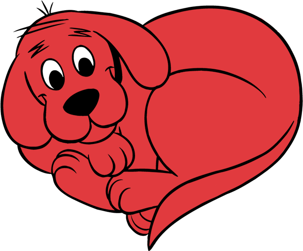 Clifford The Big Red Dog Cartoon PNG