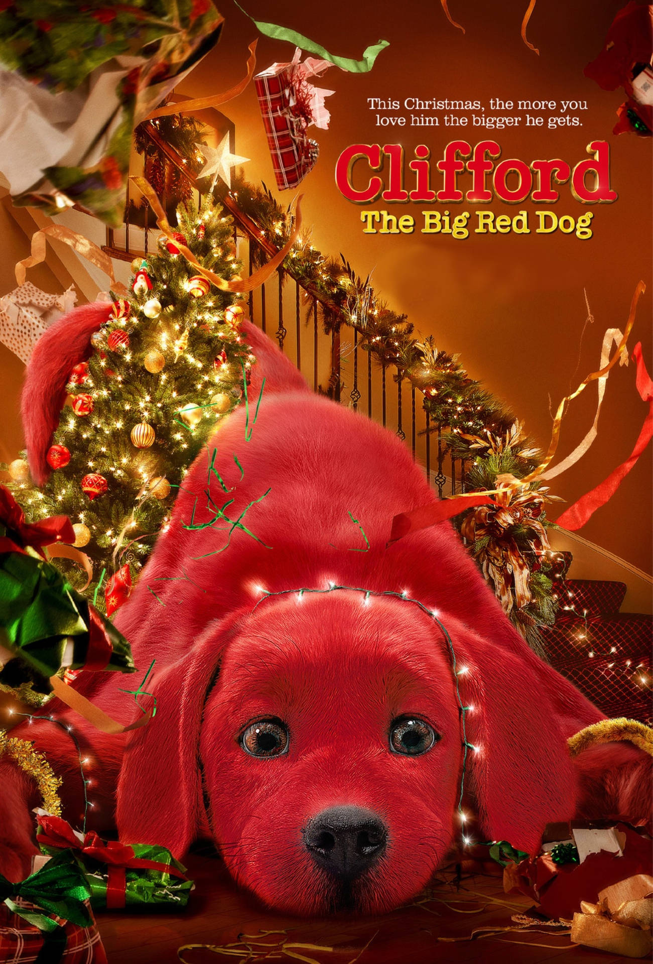 Clifford The Big Red Dog Lonely Background