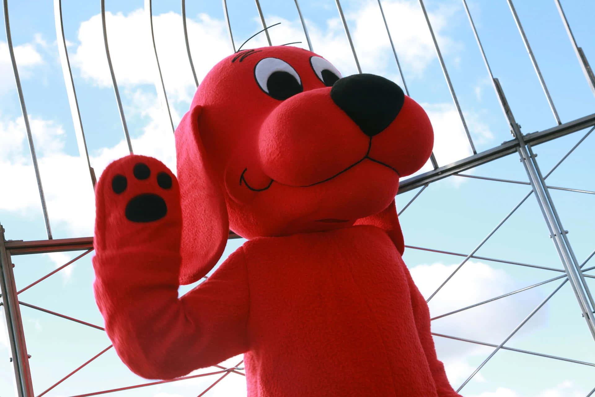 Enjoying an Adventure with Clifford the Big Red Dog