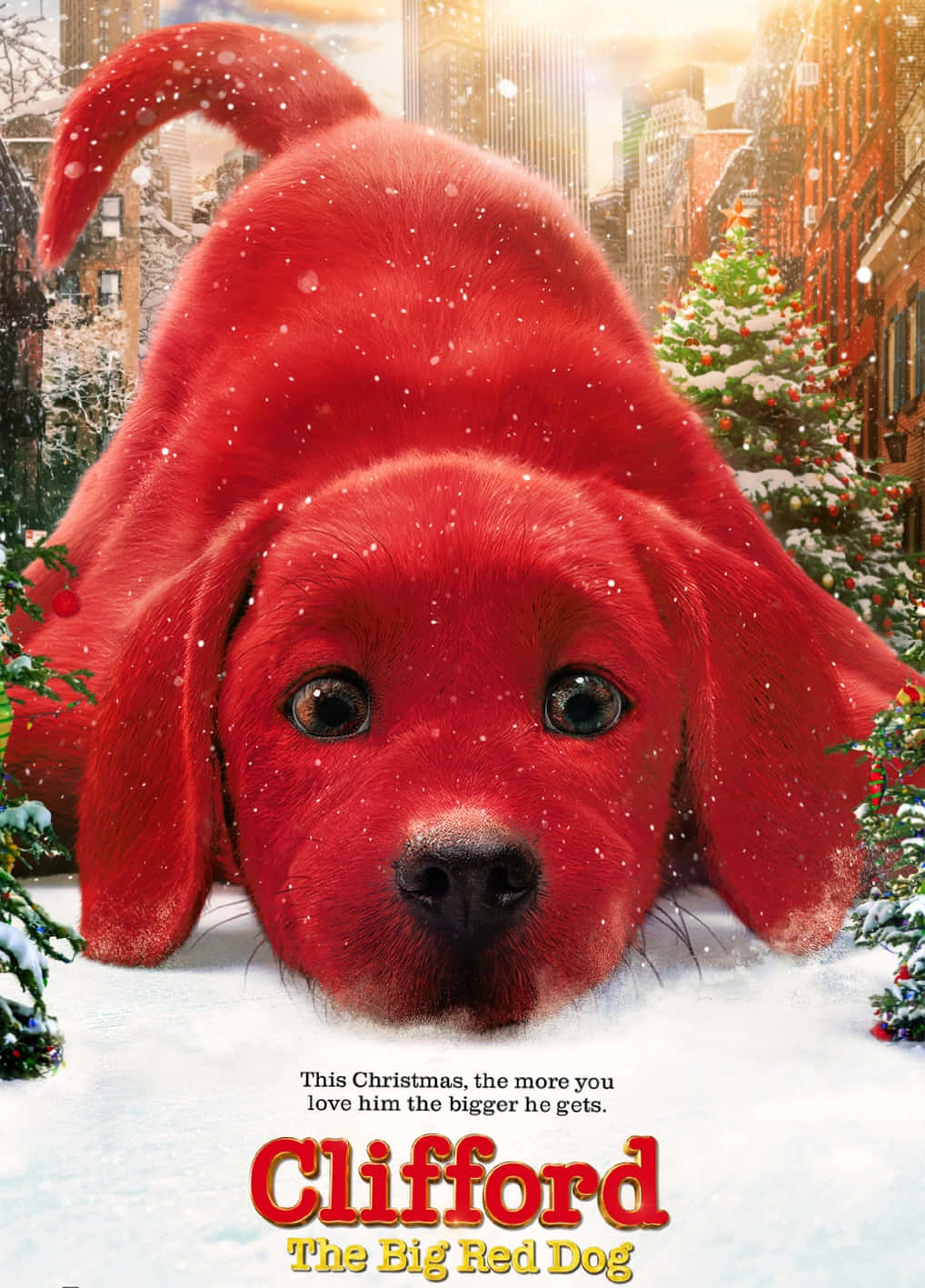 Download Clifford The Big Red Dog Poster | Wallpapers.com