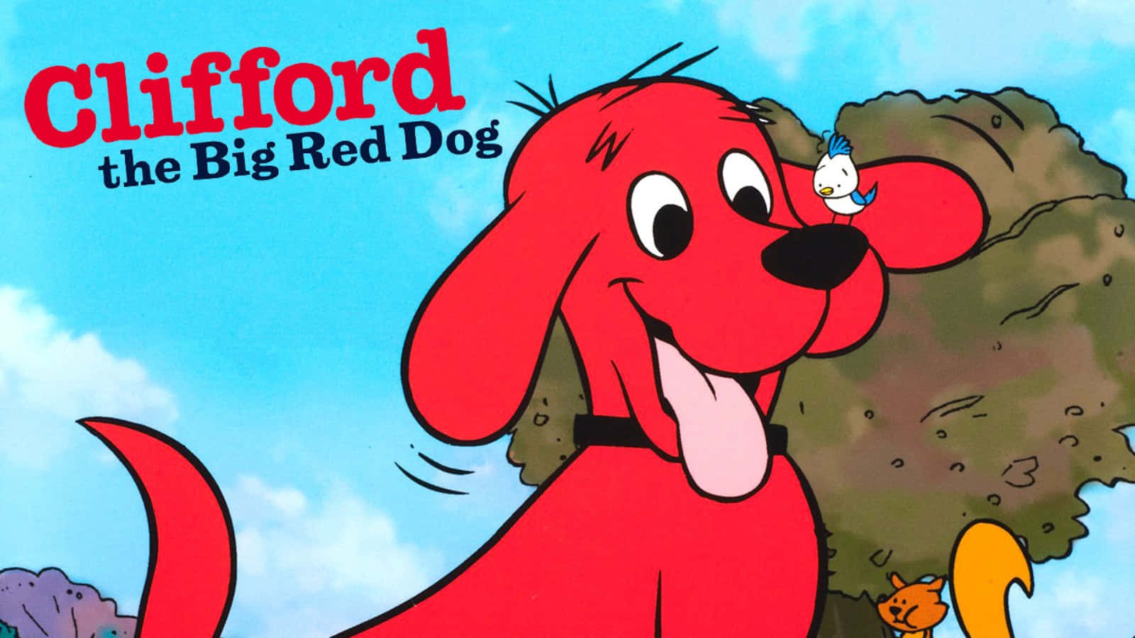 Clifford The Big Red Dog ready for cuddles